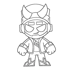 imprimer coloriage Brawl Stars pour enfant