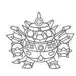 coloriage Brawl Stars et découpage à imprimer