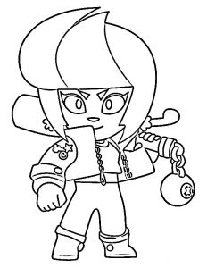 coloriage Brawl Stars a colorier en ligne