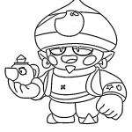 coloriage Brawl Stars et decoupage