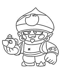 coloriage Brawl Stars et decoupage