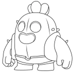 coloriage Brawl Stars pour enfant de à imprimer