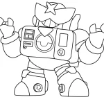 coloriage Brawl Stars et decoupage a imprimer gratuit