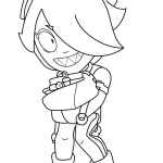 coloriage Brawl Stars à imprimer pour enfant de 9 ans