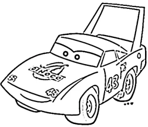 coloriage Car à imprimer gratuitement pdf