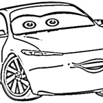 coloriage Car à imprimer pour enfant de 3 ans
