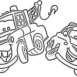 coloriage Car en ligne