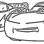 coloriage Car à imprimer pour enfant de 7 ans