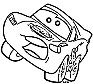 coloriage Car a imprimer pour enfant de 4 ans