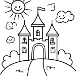 coloriage Chateau d