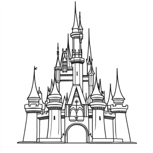 coloriage Chateau gratuit