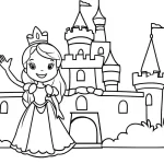 coloriage Chateau à imprimer