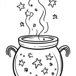 coloriage Chaudron a imprimer