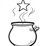 coloriage Chaudron a dessiner en ligne