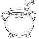 coloriage Chaudron a colorier en ligne