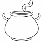 coloriage Chaudron a dessiner en ligne