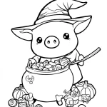 coloriage Chaudron pour enfants a imprimer