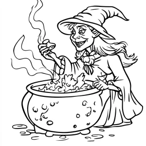 coloriage Chaudron pour enfant de 3 ans