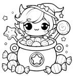 télécharger coloriage Chaudron gratuit