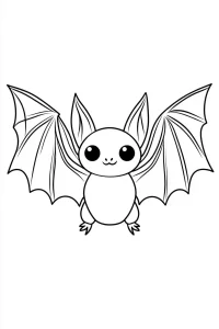 coloriage Chauve Souris Halloween à imprimer pdf gratuit