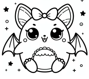 coloriage Chauve Souris Halloween et decoupage a imprimer gratuit
