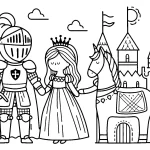 coloriage Chevalier a colorier en ligne