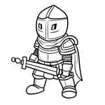 coloriage Chevalier et dessins