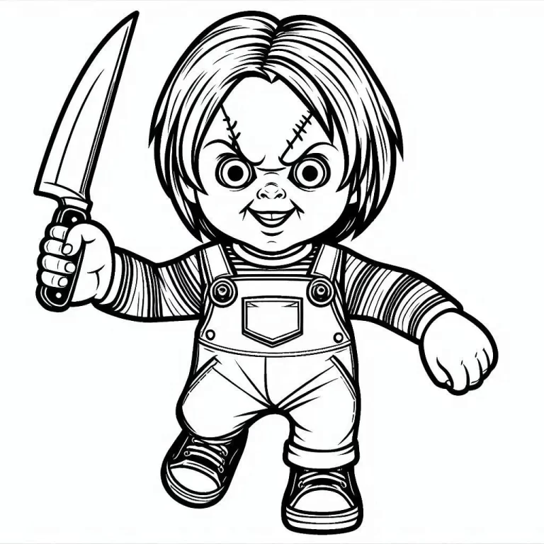 Tranh tô màu Chucky