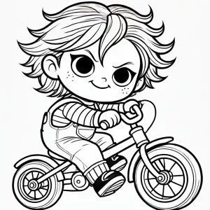 coloriage Chucky gratuit pour enfants
