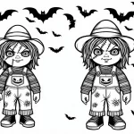 coloriage Chucky à imprimer gratuitement pdf