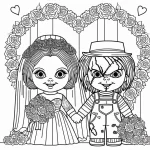 coloriage Chucky a dessiner et imprimer