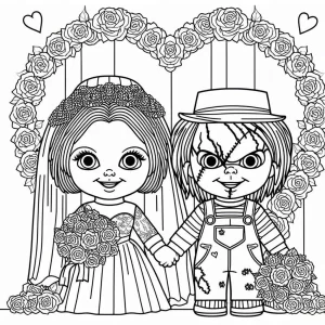 coloriage Chucky a dessiner et imprimer
