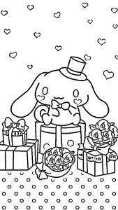 coloriage Cinnamoroll de pour enfants