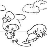 coloriage Cinnamoroll a colorier en ligne