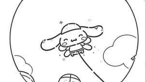 coloriage Cinnamoroll d