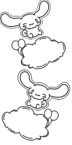 coloriage Cinnamoroll à imprimer gratuitement pdf