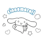 coloriage Cinnamoroll à imprimer gratuitement pdf