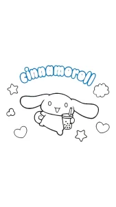 coloriage Cinnamoroll à imprimer gratuitement pdf