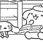 coloriage Cinnamoroll pour enfant de 6 ans