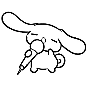 a imprimer coloriage Cinnamoroll gratuit