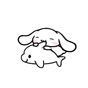 coloriage Cinnamoroll à imprimer gratuitement
