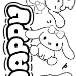 coloriage Cinnamoroll gratuit