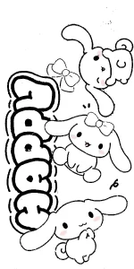 coloriage Cinnamoroll gratuit