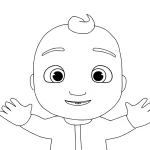 coloriage Cocomelon a dessiner et imprimer