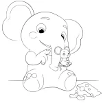 a imprimer coloriage Cocomelon gratuit