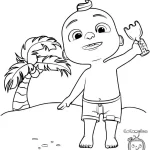 coloriage Cocomelon educatif pour enfant
