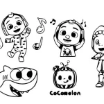 coloriage Cocomelon d