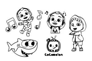 coloriage Cocomelon d