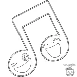 coloriage Cocomelon pour enfant à imprimer