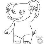 coloriage Cocomelon de pour enfants